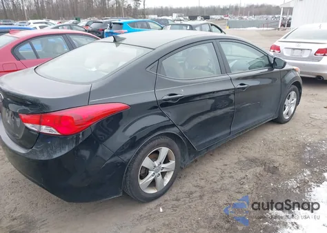 2013 Hyundai Elantra Gls из США, поврежденный, VIN KMHDH4AE4DU880612
